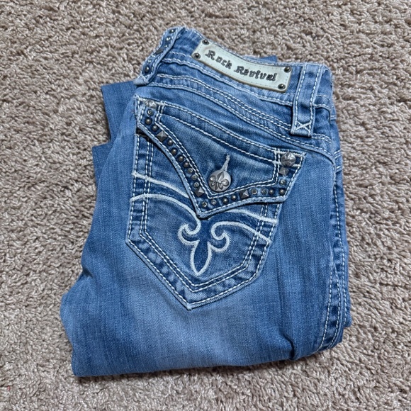 Rock rival jeans size 27 - Picture 6 of 8